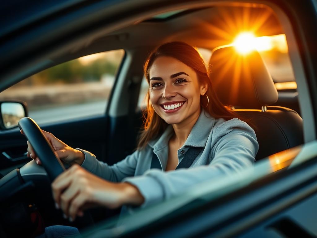 Female driving instructor in Greater Noida